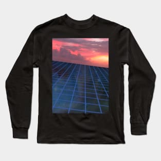 GRID BEACH Long Sleeve T-Shirt